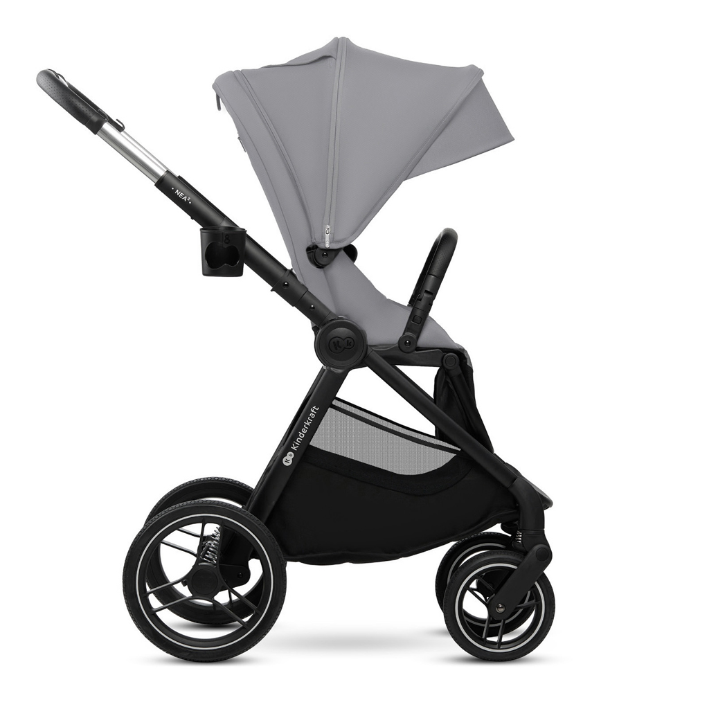 KINDERKRAFT Kočík kombinovaný Nea 2 2v1 Platinum Grey